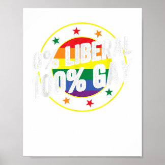 Poster 0 Gay Liberal 100 LGBT Design para Conservadores