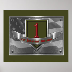 Poster 1ª Divisão de Infantaria “Big Red One”