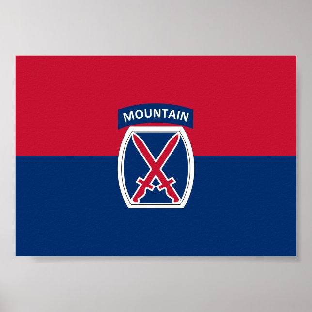 Poster 10ª Divisão de Montanha (Frente)