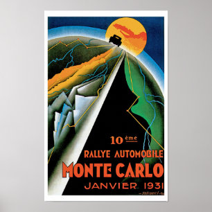Poster 10ª Rallye Automobile de Monte Carlo
