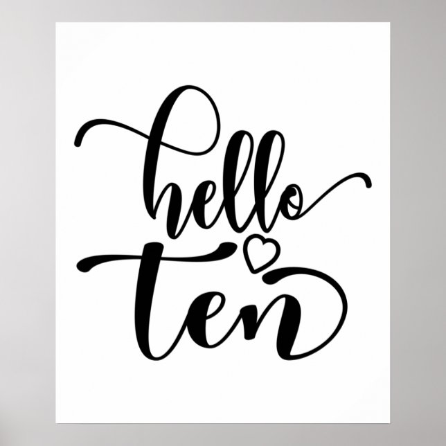 Poster 10º Aniversário Raparigas Alô Dez Bons 10 Anos (Frente)