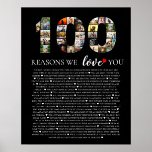 Poster 100º aniversário das razões pelas quais te amamos
