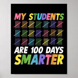 Poster 100º Dia Da Escola Meus Estudantes São 100 Dias In