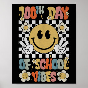 Poster 100º Dia da Escola Víbias Sorriso Bonito 100 Dias