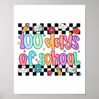 100º Dia De Escola Professor Criança Engraçado 100