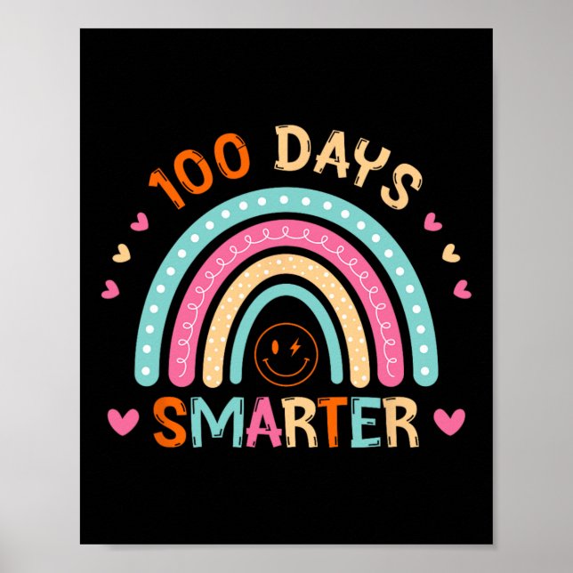 Poster 100º Dia De Professora Escolar 100 Dias Mais Intel (Frente)