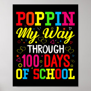 Poster 100º Dias de escola me atrapalhando por 100 Dias O