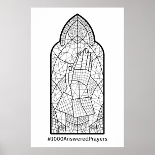 Poster 1000 Controlador de Orações Respondidas