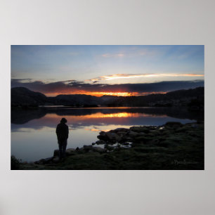 Poster 1000 Island Lake Sunrise - Ansel Adams Wilderness