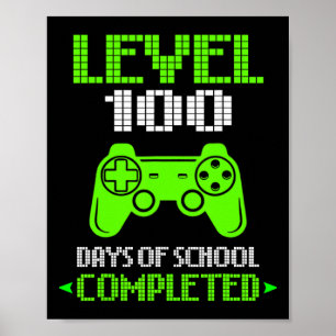 Poster 100.º Dia Da Escola Para Crianças 100 Dias Da Esco