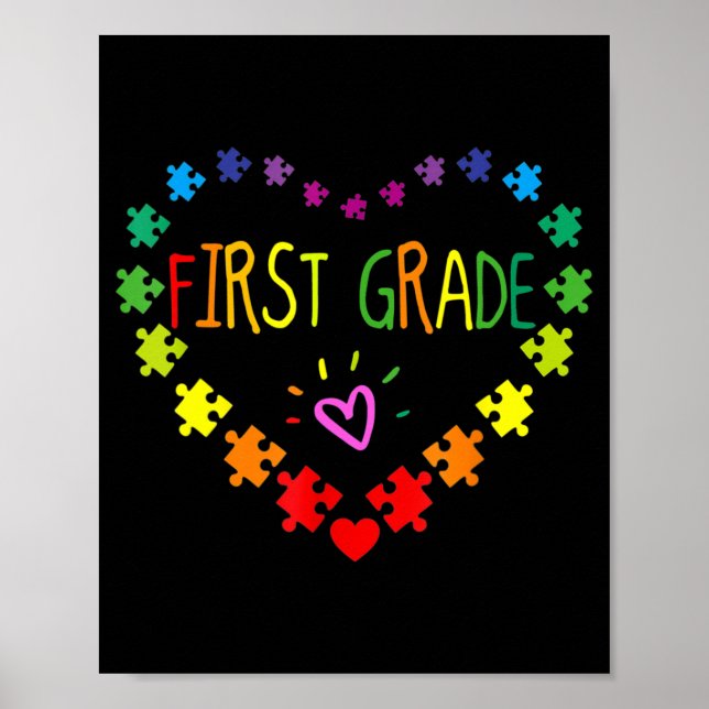 Poster 100.º Dia do Professor de 1rua Autism Awaren (Frente)