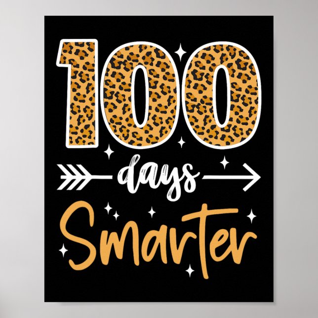 Poster 100.º Dia do Professor Leopardo 100 Dias (Frente)