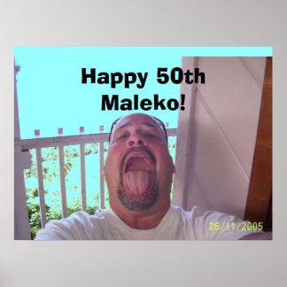 Poster 100_0436, Feliz 50º Maleko!