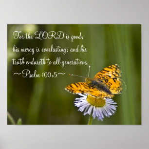 Pôster 100:5 do salmo
