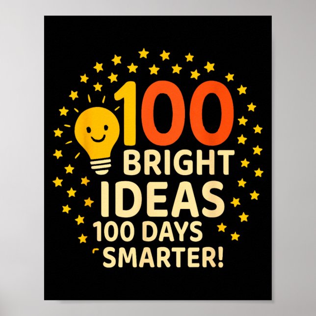 Poster 100 Bright Ideas 100 Days Smarter Design, 100 Days (Frente)
