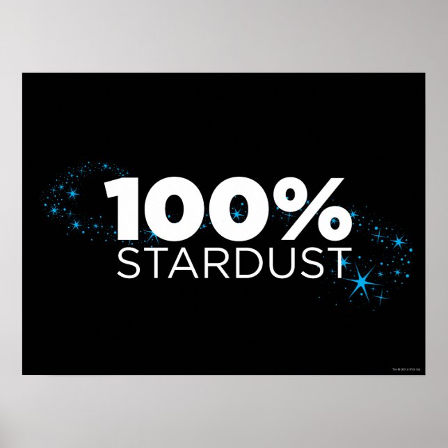 Pôster 100% de pó de Stardust (Frente)