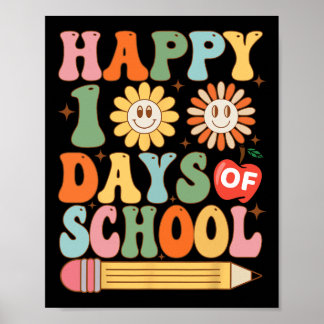 Poster 100 Dias 100. º Dia Da Escola Para Meninos