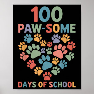 Poster 100 Dias-Algumas-De-Cão-Escolar 100º Dia de Escola