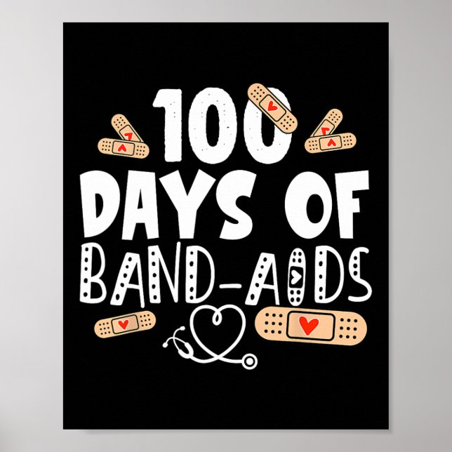 Poster 100 Dias De Banda-Enfermeiro Escolar 100 Dias De S (Frente)