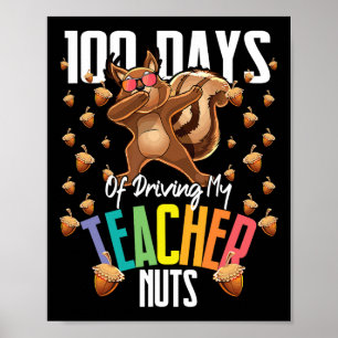 Poster 100 Dias De Condução De Loucos De Professores A Da