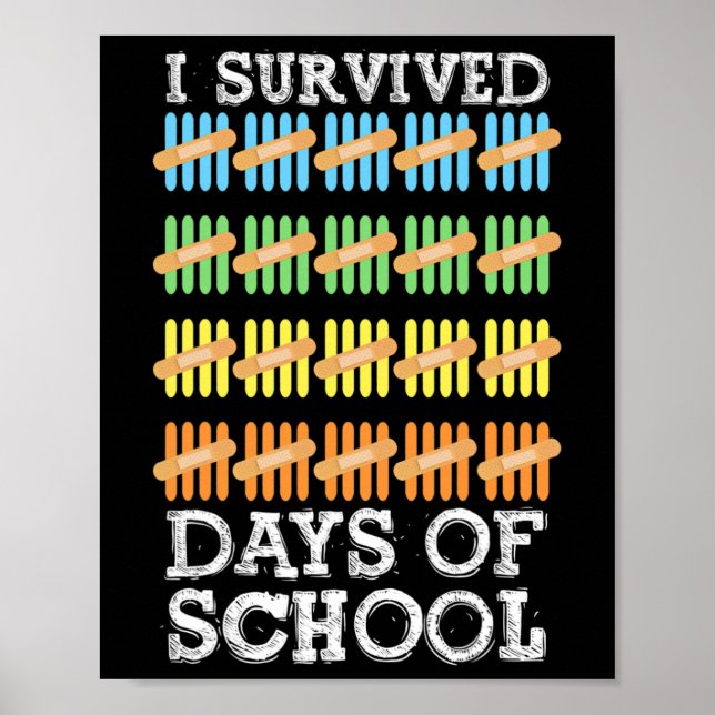 Poster 100 Dias De Crianças Escolares (Frente)