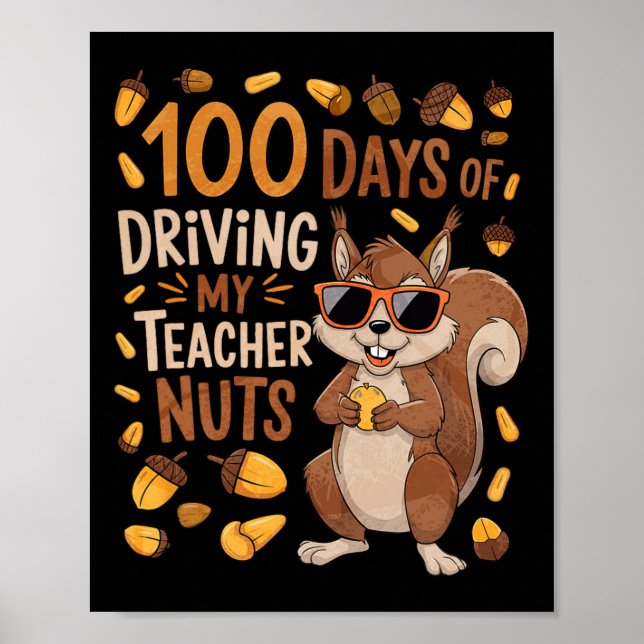 Poster 100 Dias De Dirigir O Meu Loucos De Professores Ao (Frente)