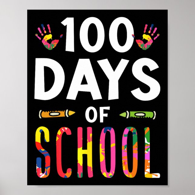 Poster 100 Dias De Doces Da Escola (Frente)