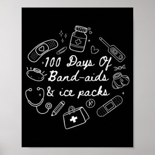 Poster 100 Dias de Enfermeira da Escola 100 Dias Bandagen