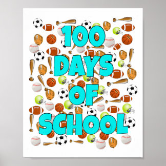 Poster 100 dias de escola