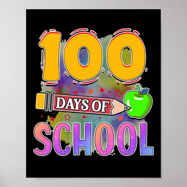 Poster 100 Dias De Escola (Frente)