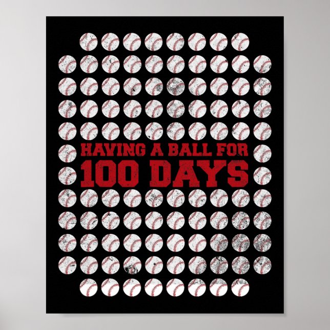 Poster 100 Dias De Escola Bysebyll 100º Dia De Escola Ki (Frente)