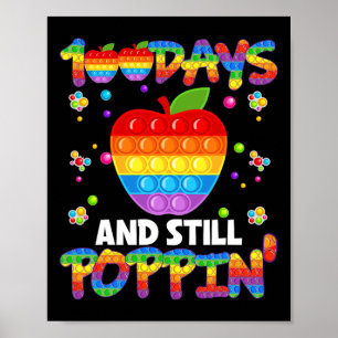 Poster 100 Dias De Escola E Ainda Prendam A Pop 100 Dias