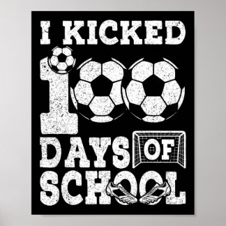 Poster 100 Dias De Escola Meninos Crianças 100º Dia De Es