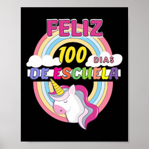 Poster 100 Dias De Escuela 100 Dias De Escola