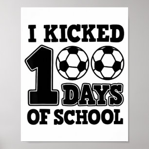 Poster 100 Dias De Futebol De Escola De Futebol