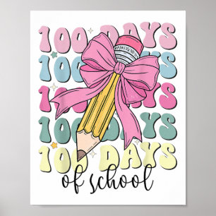 Poster 100 Dias De Meninas Escolares Coquetê Arco 100º Di
