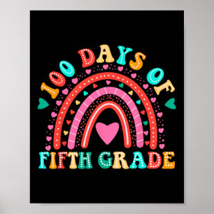 Poster 100 Dias De Professores Do Quinto Grau 100 Dia De