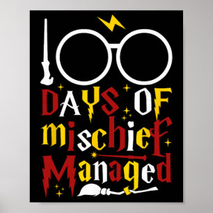 Poster 100 Dias De Travessuras Gerenciadas Professor Cria