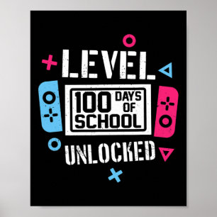 Poster 100 Dias De Videos games De Jogadores Bloqueados N