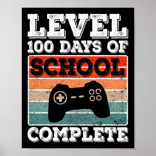 Poster 100 Dias De Videos games De Jovens Completos De Jo (Frente)