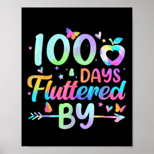 Poster 100 Dias Flutuados Por - 100.º Dia Da Escola