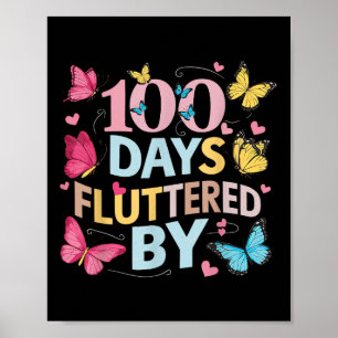 Poster 100 Dias Flutuados Por 100 Dias De Escola