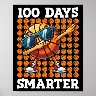 Poster 100 Dias Mais Inteligentes Crianças De Sketll 100 