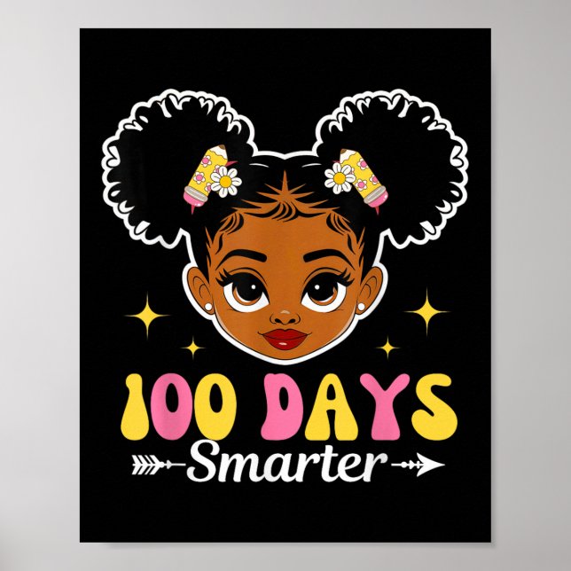 Poster 100 Dias Mais Inteligentes Depois Da Menina 100º D (Frente)