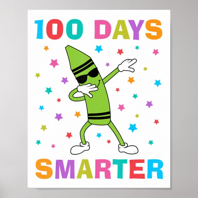 Poster 100 dias mais inteligentes do 100.º dia de abbing  (Frente)