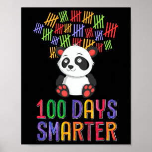 Poster 100 dias mais inteligentes do 100.º dia do vestibu