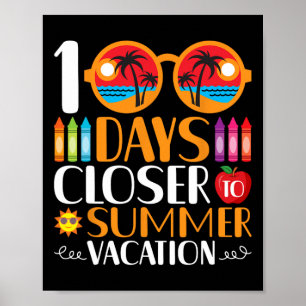 Poster 100 Dias Mais Perto das Férias de Verão
