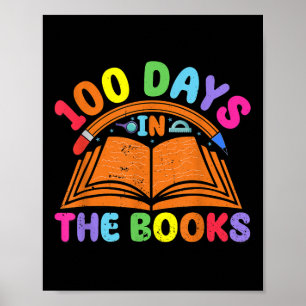 Poster 100 Dias Nos Livros Que Lem Professores 100 Dias