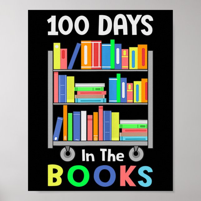 Poster 100 Dias Nos Livros Que Lem Ruas De Professores Bi (Frente)