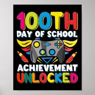 Poster 100 Dias Professora Jovens Jovens Jovens Costume 1